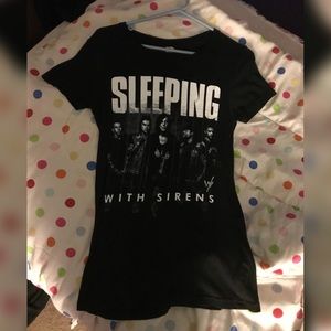 Sleeping With Sirens SWS Band Tee Band Shirt Merch